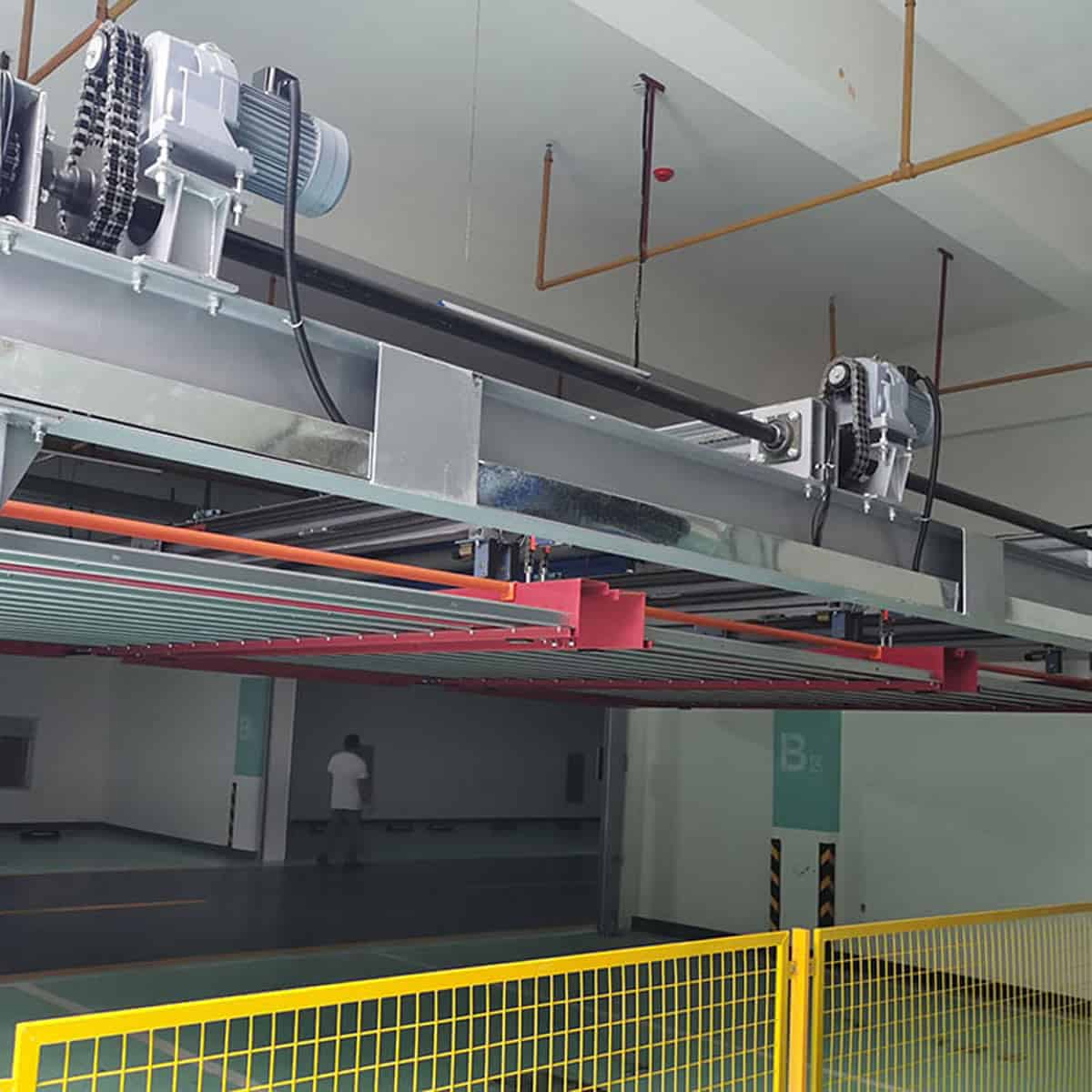 雙柱機械式停車位改造